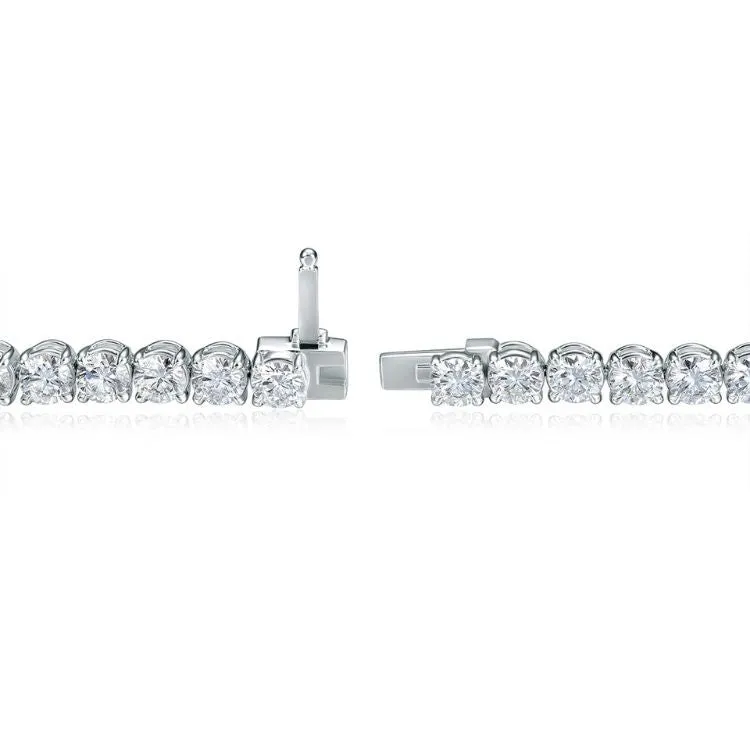 Classic 4-Prong Diamond Line Bracelet