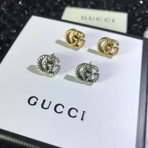 Classic Double G Stud Earrings