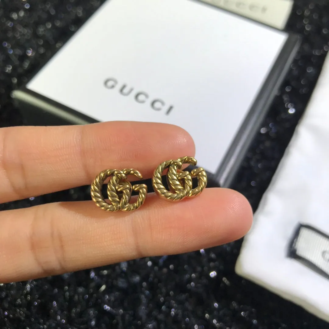 Classic Double G Stud Earrings