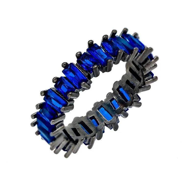 Colored Baguette Ring