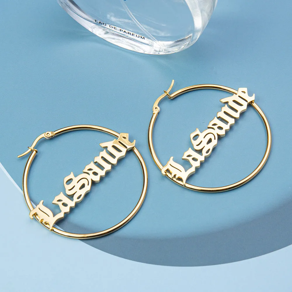 Custom Name Earrings