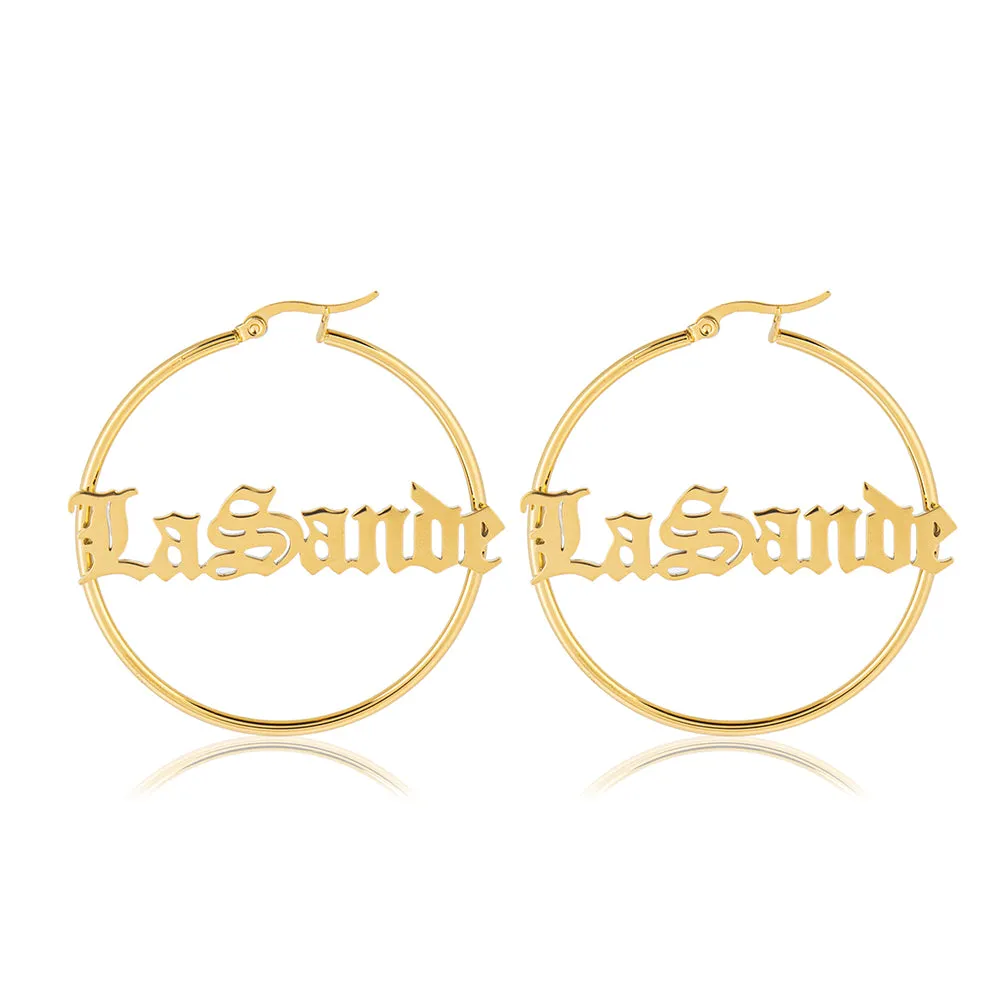 Custom Name Earrings