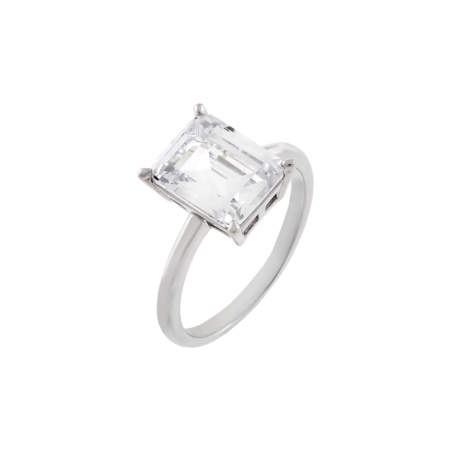 CZ Emerald Stone Ring