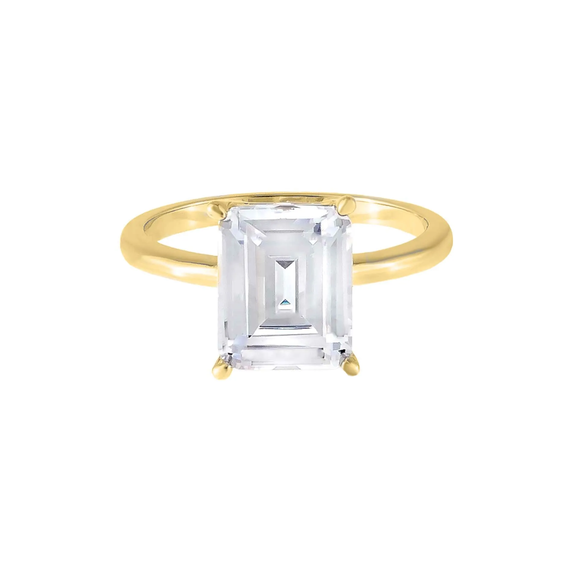 CZ Emerald Stone Ring
