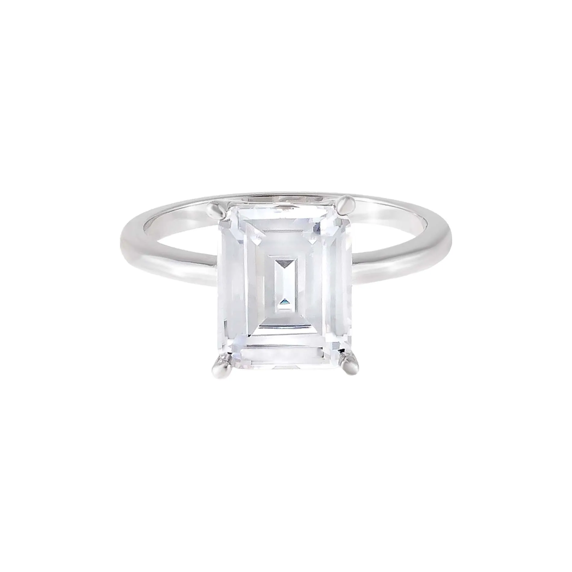 CZ Emerald Stone Ring