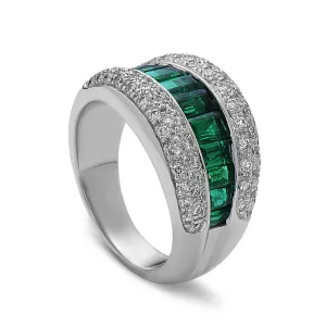 De Hago Emerald & Diamond Ring