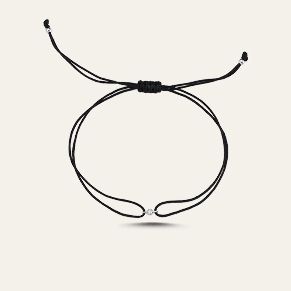 Diamond Cord Bracelet