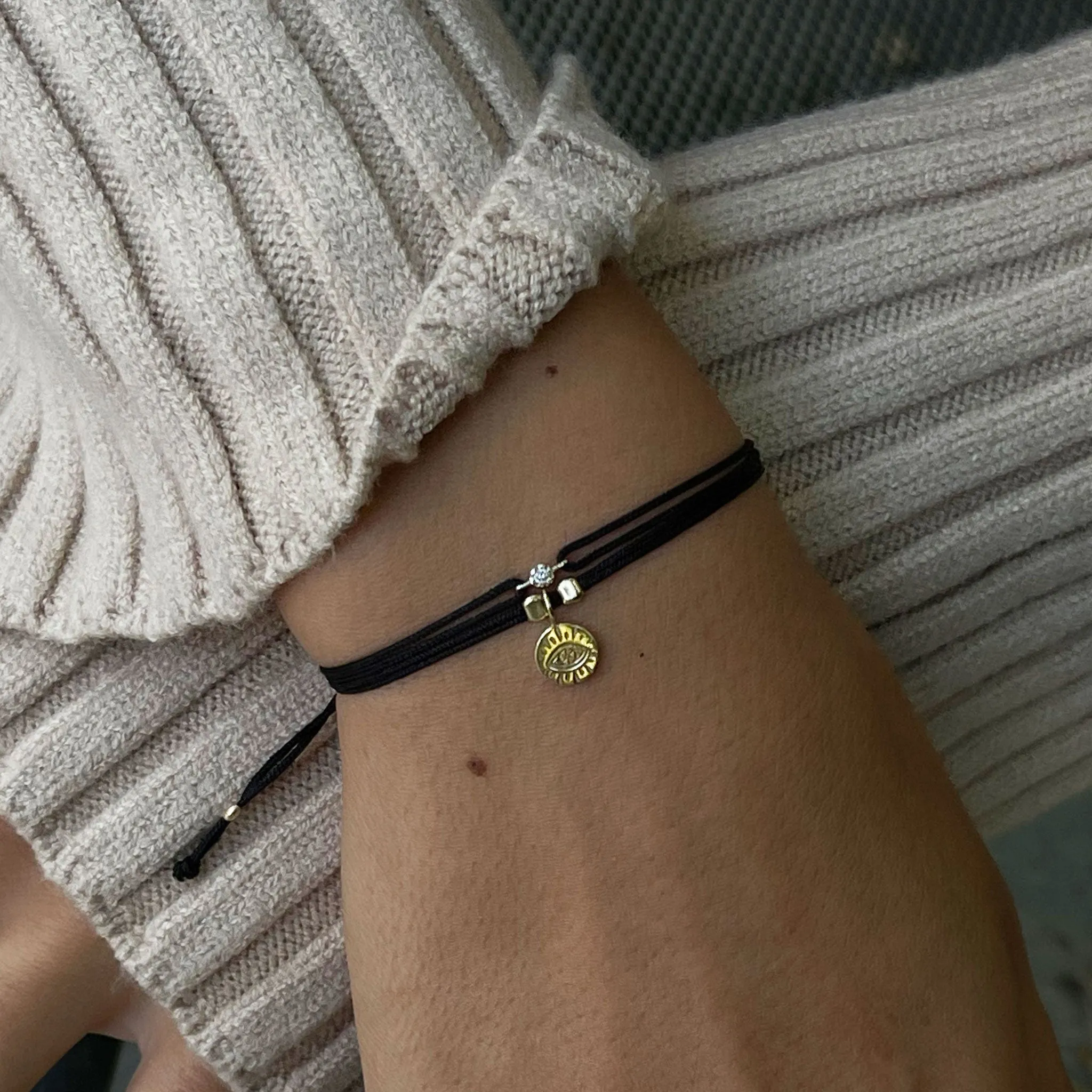 Diamond Cord Bracelet