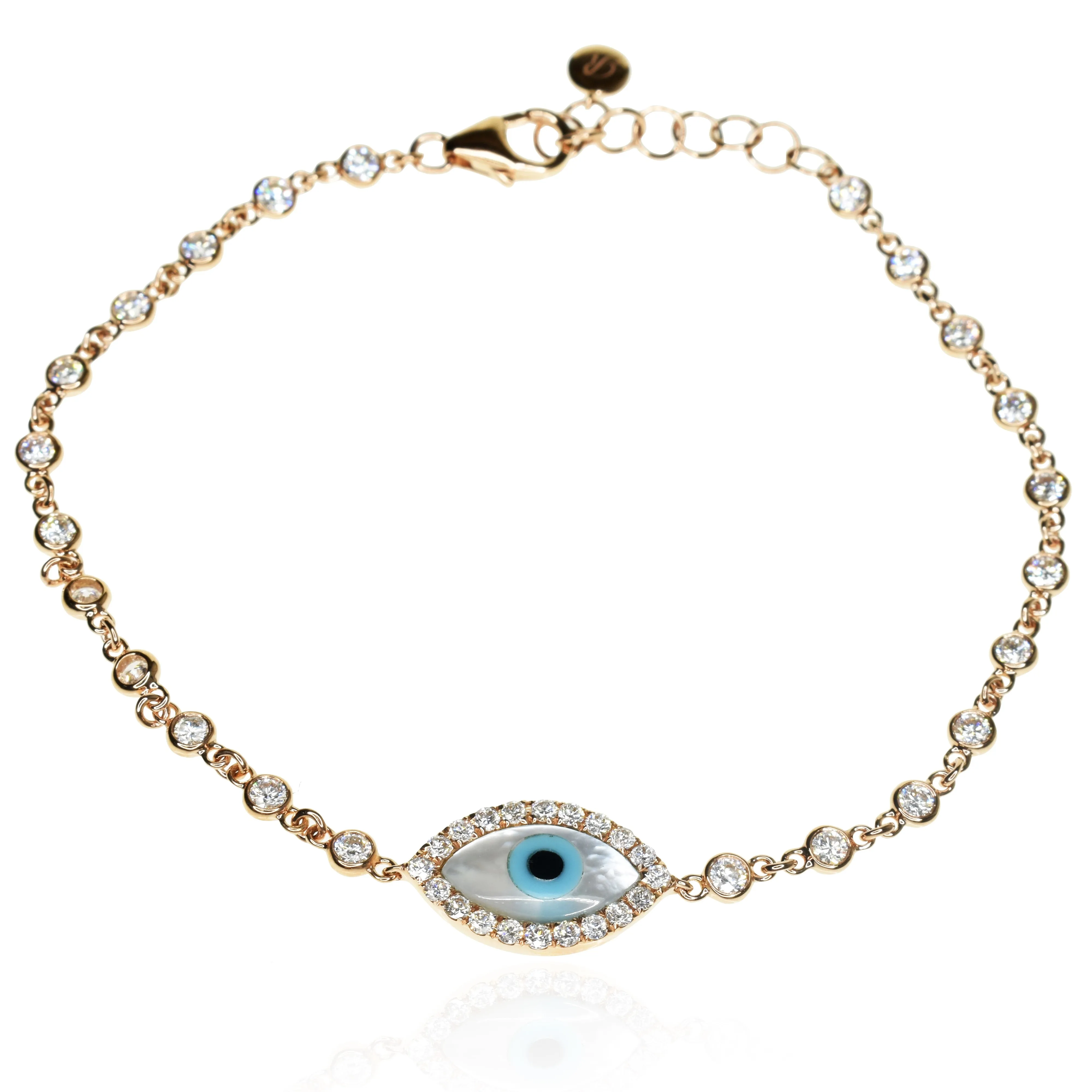 Diamond Evil eye Bracelet