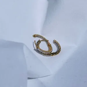 Diamond Hinged Earring