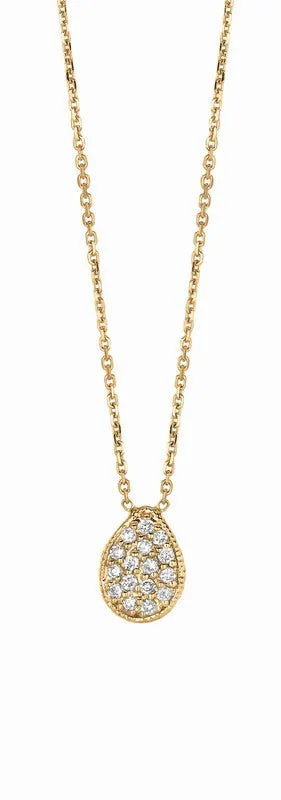 DIAMOND PEAR NECKLACE 14K GOLD (0.25 CTW)