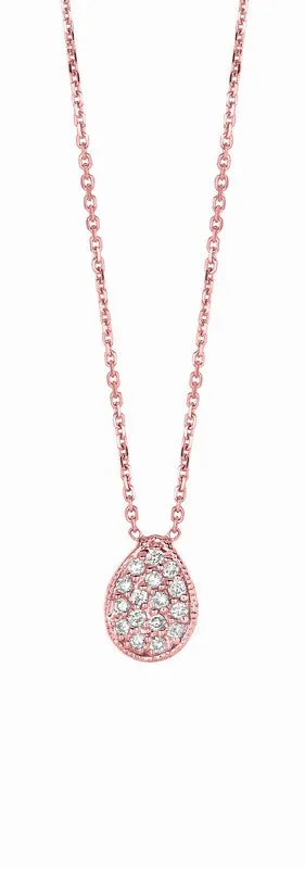 DIAMOND PEAR NECKLACE 14K GOLD (0.25 CTW)