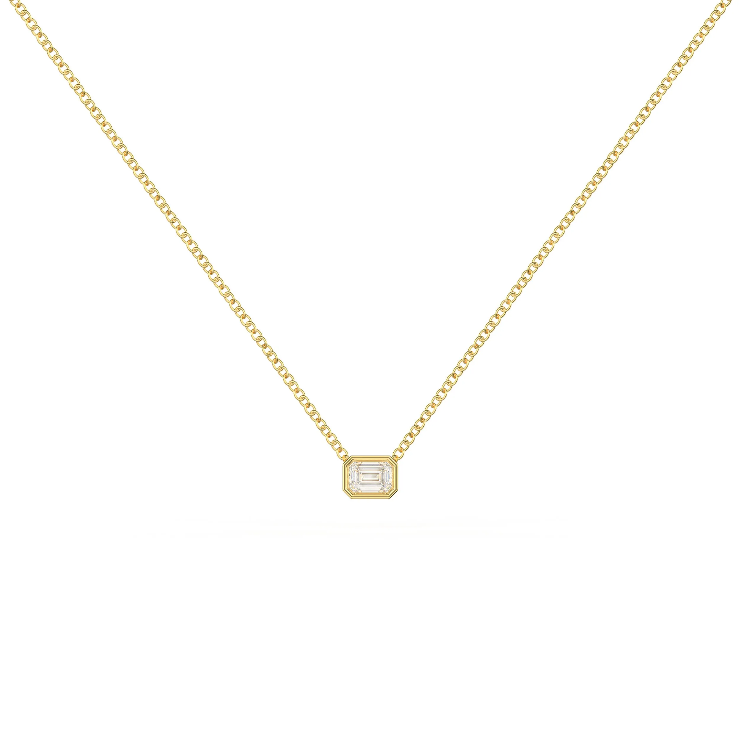Diamond Solitaire Necklace