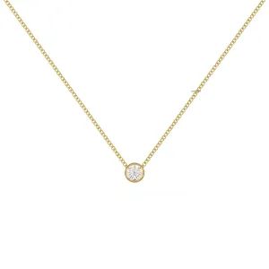 Diamond Solitaire Necklace
