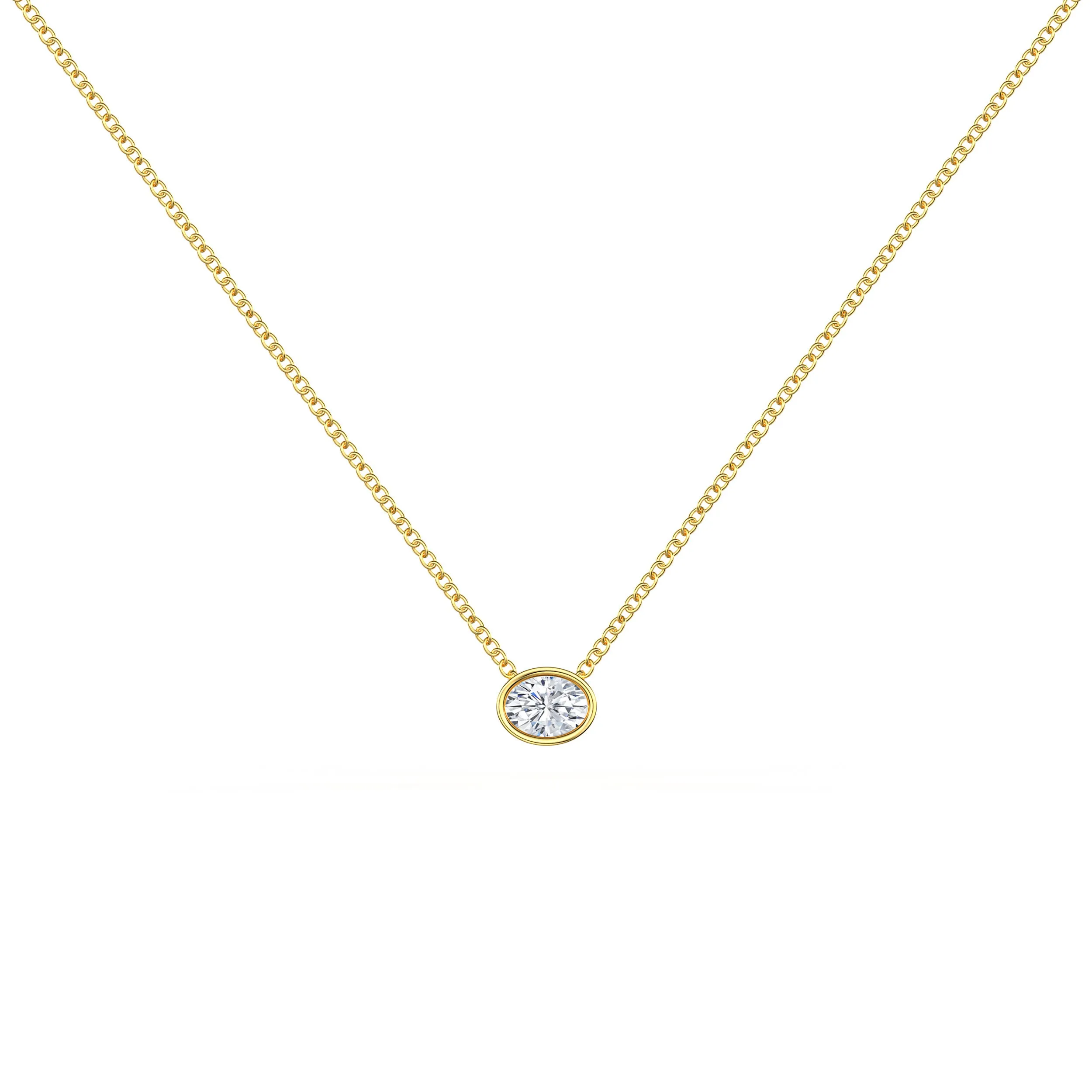 Diamond Solitaire Necklace