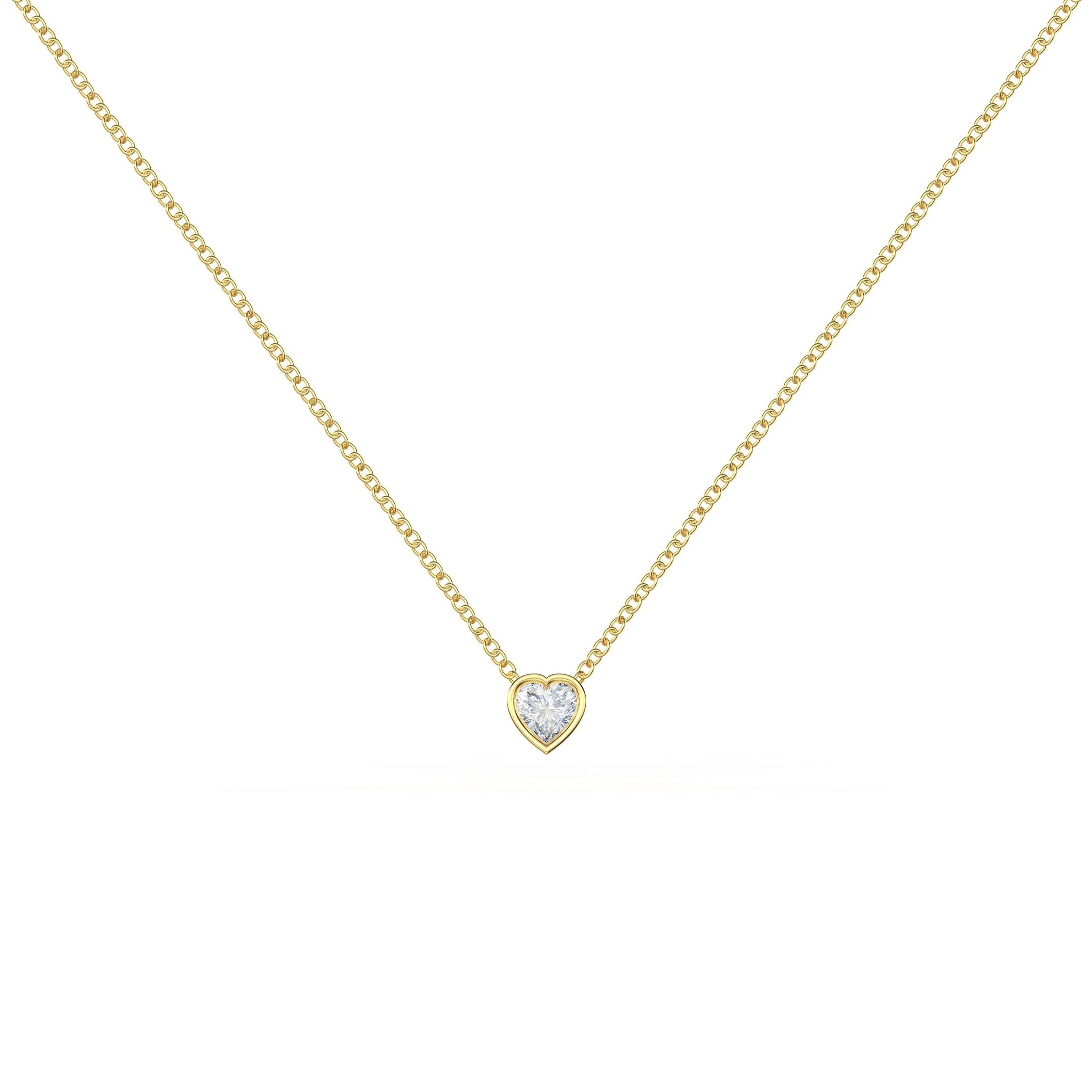 Diamond Solitaire Necklace