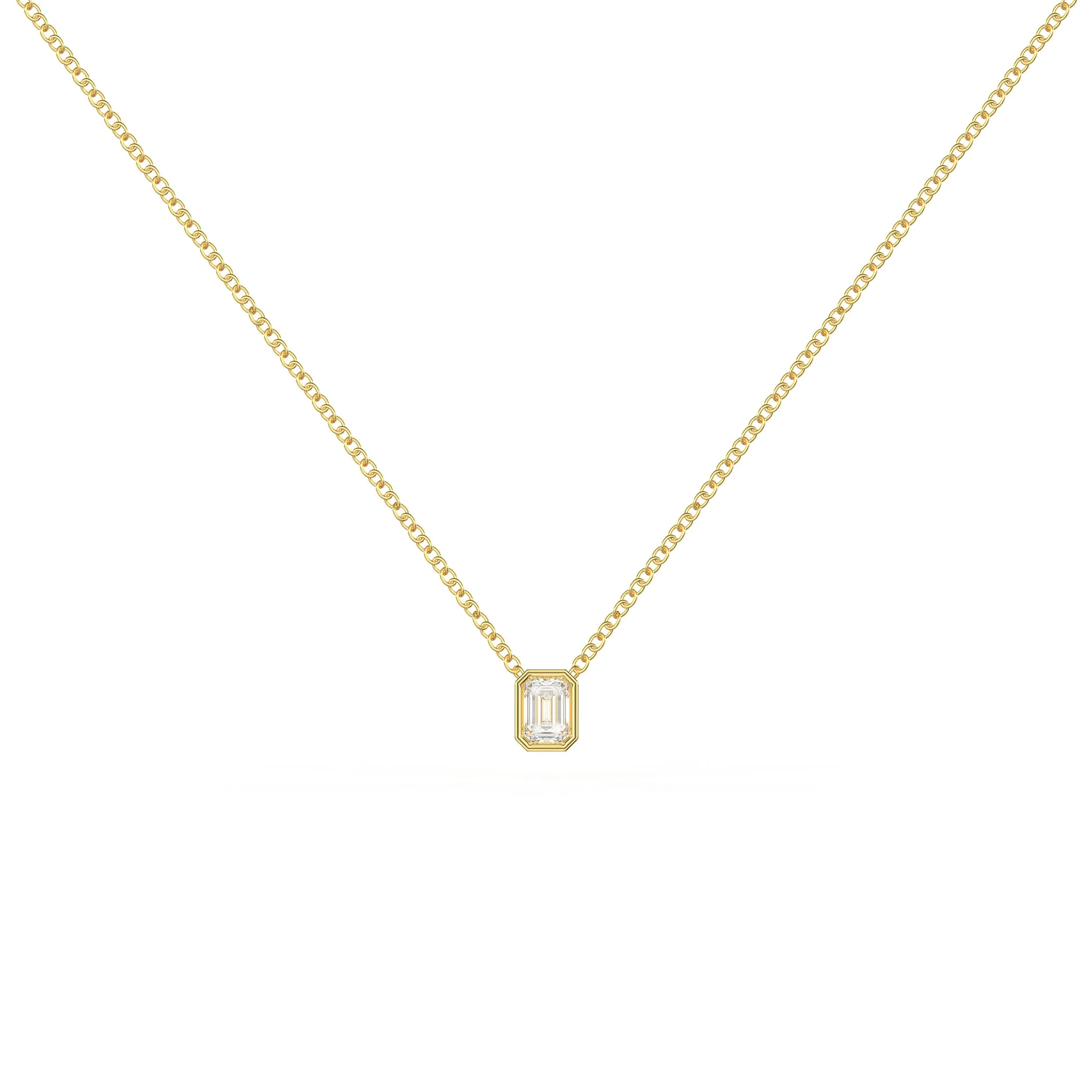 Diamond Solitaire Necklace