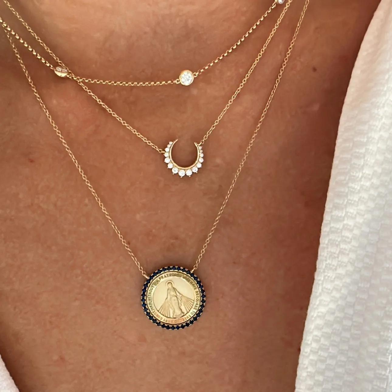 Double Diamond Necklace