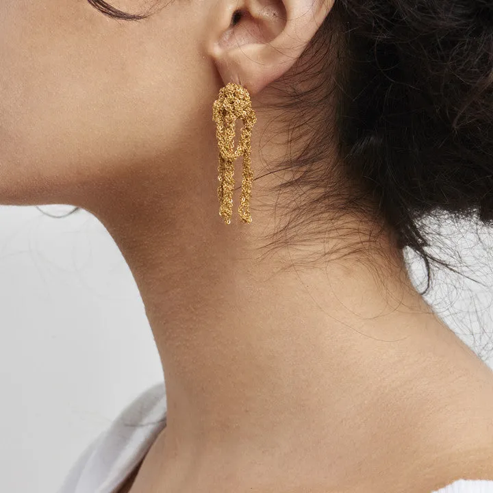 Drip Earrings in Gold