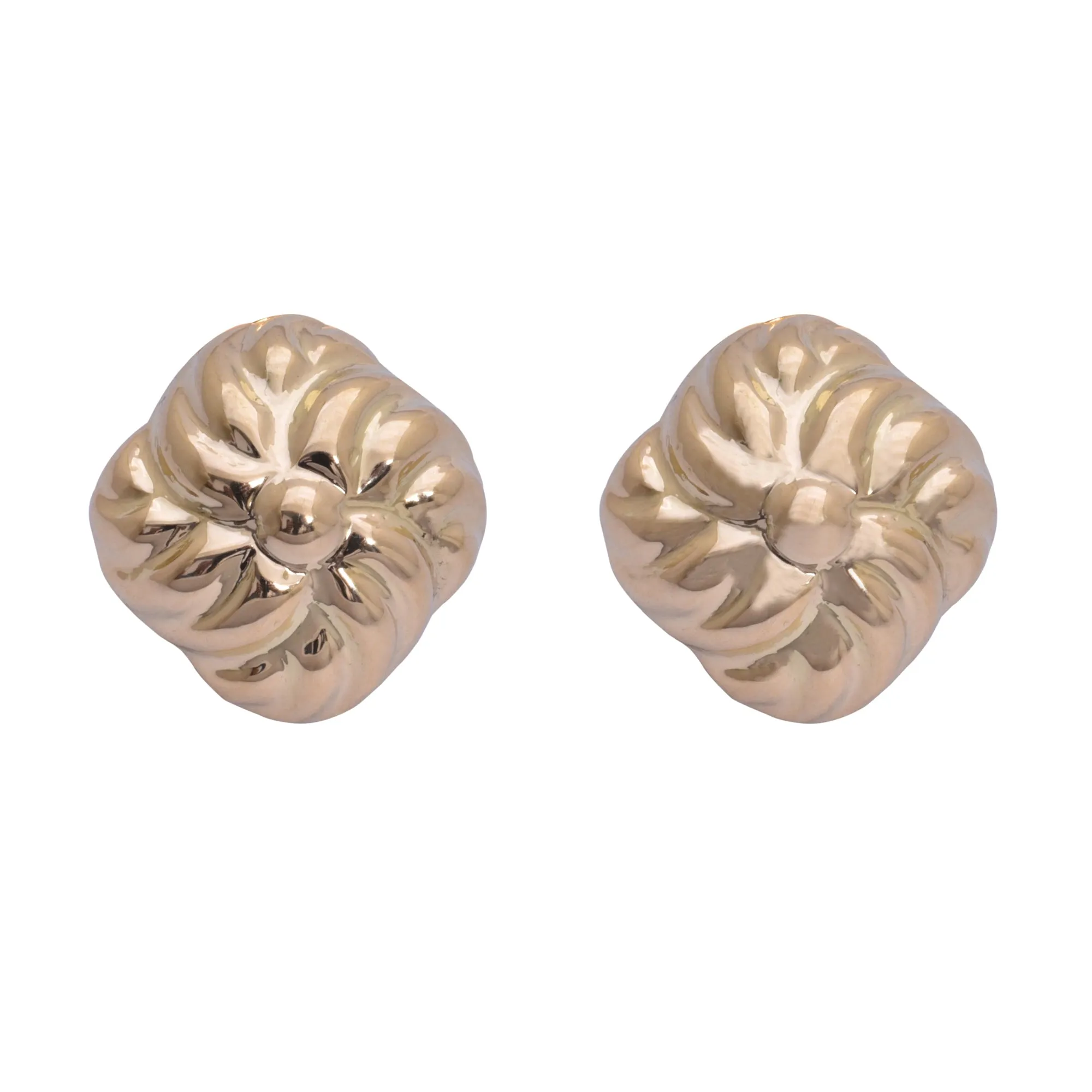 EARRINGS- PLAIN GOLD (1 PIECE ONLY)