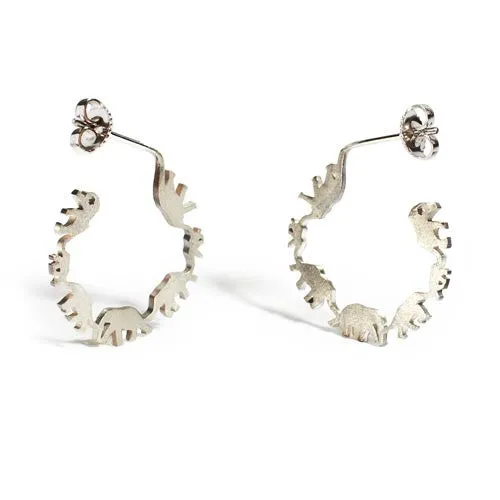 Elephant Cycle Earrings