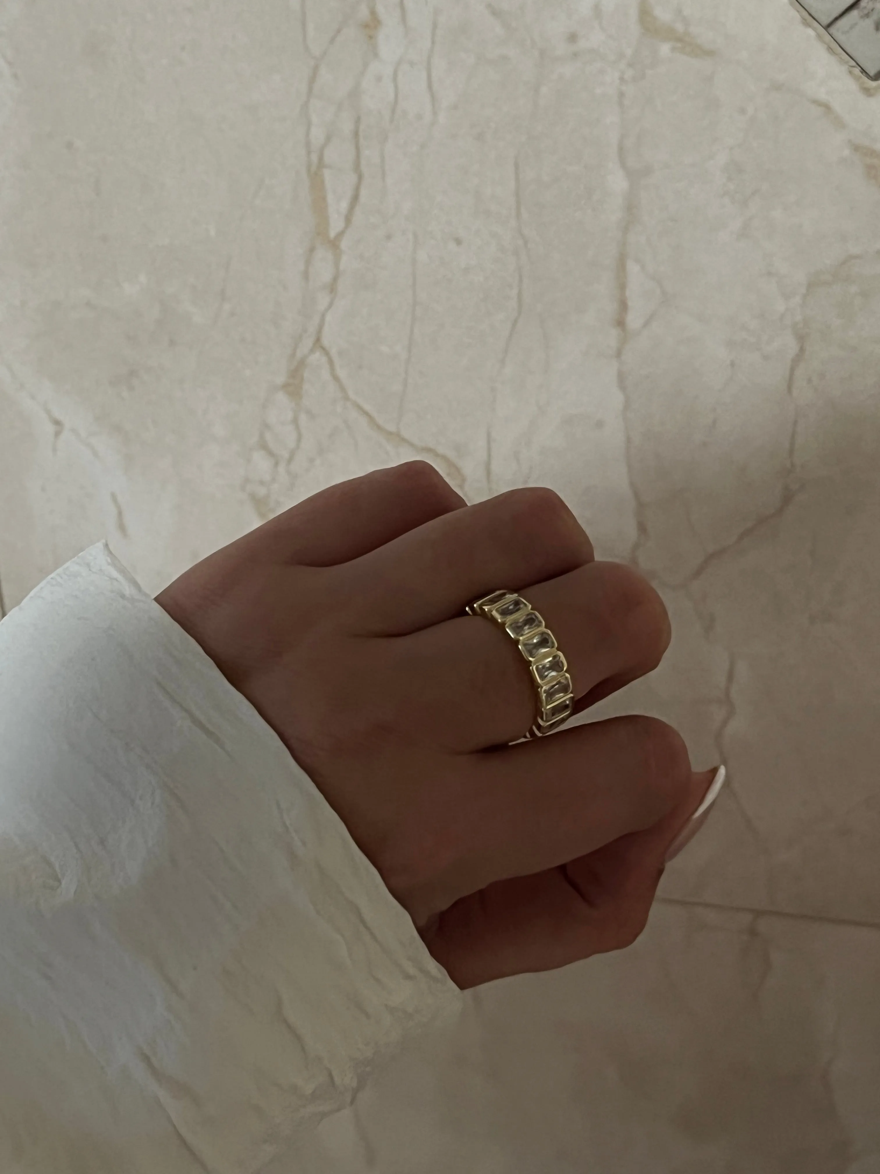 Emerald Bezel Ring