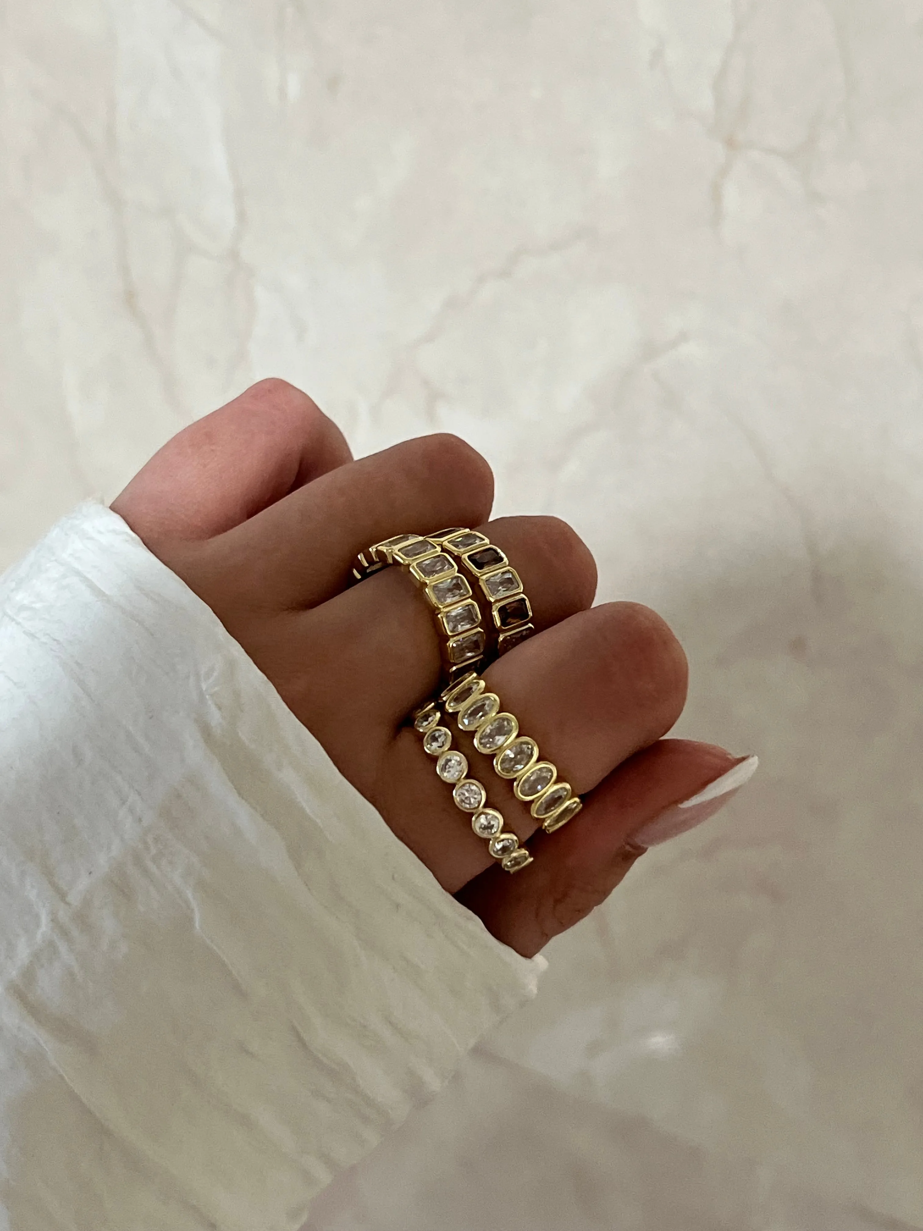 Emerald Bezel Ring