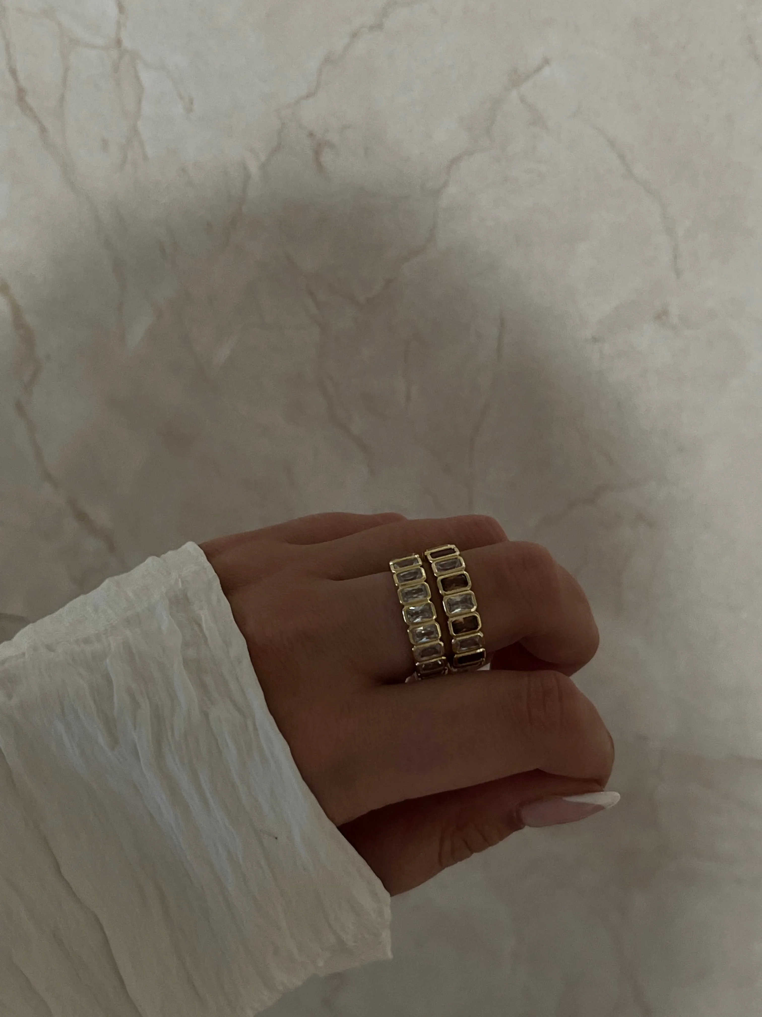 Emerald Bezel Ring