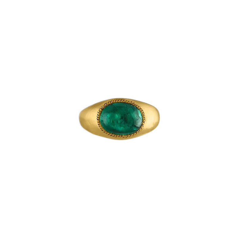 Emerald Roz Ring