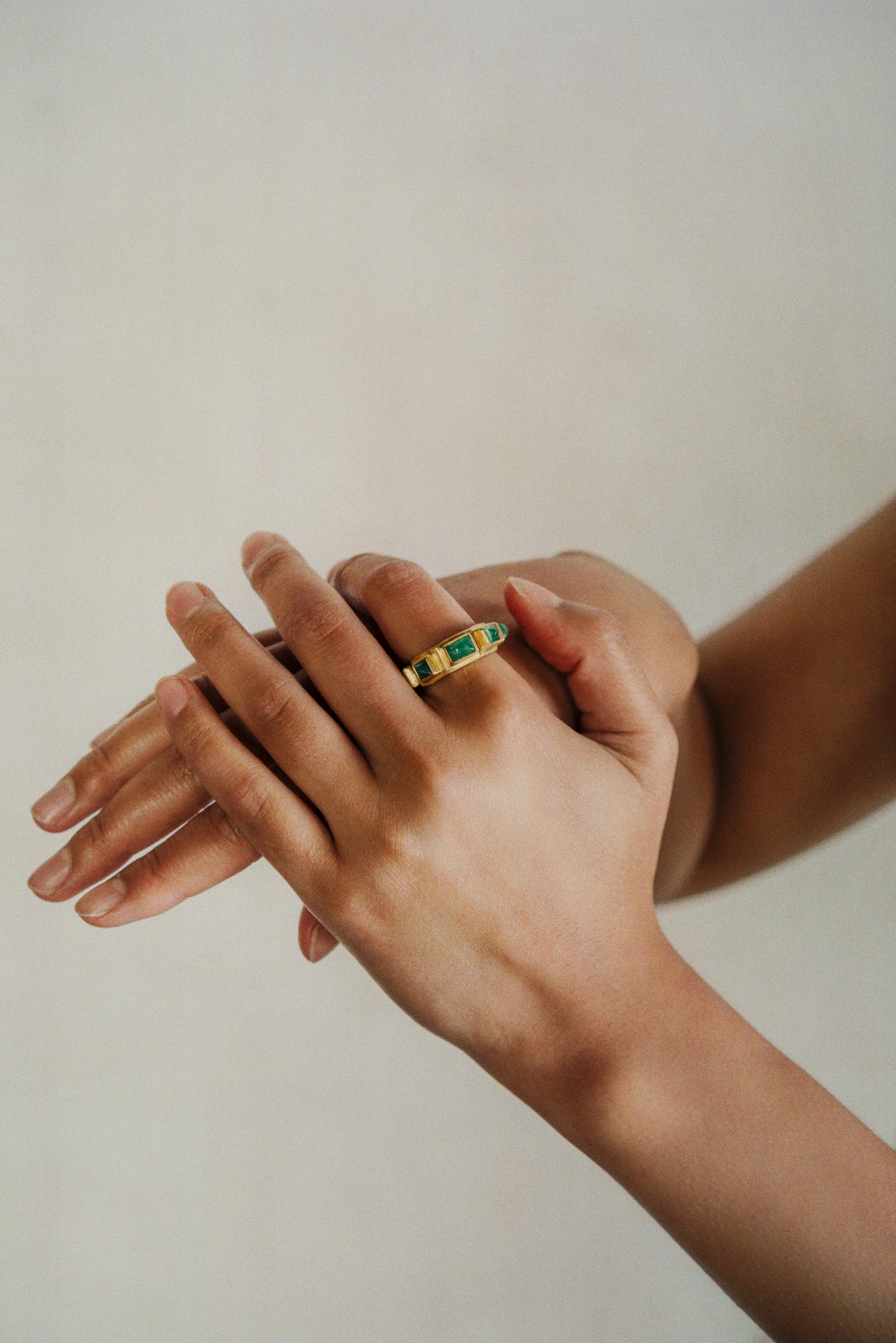 Emerald Ruin Ring