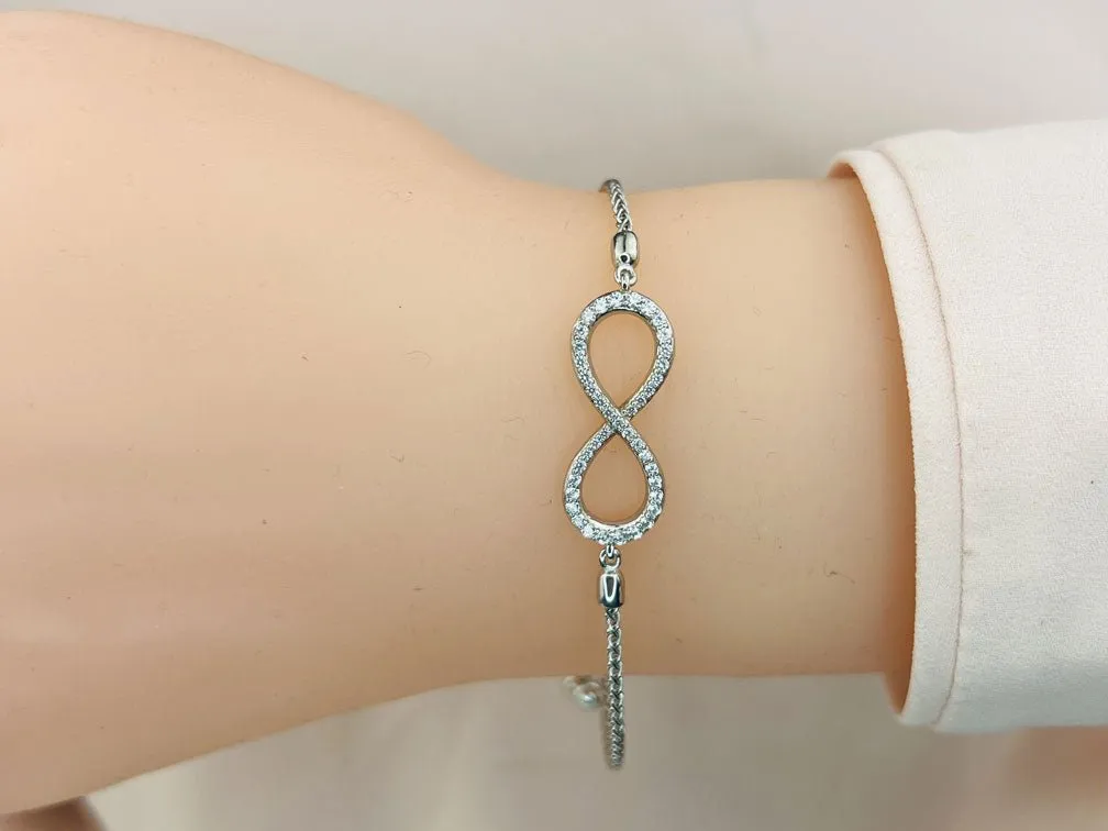 Endless Sparkle Adjustable Lab-Grown Diamond Bracelet with 0.36 ct.(finished)