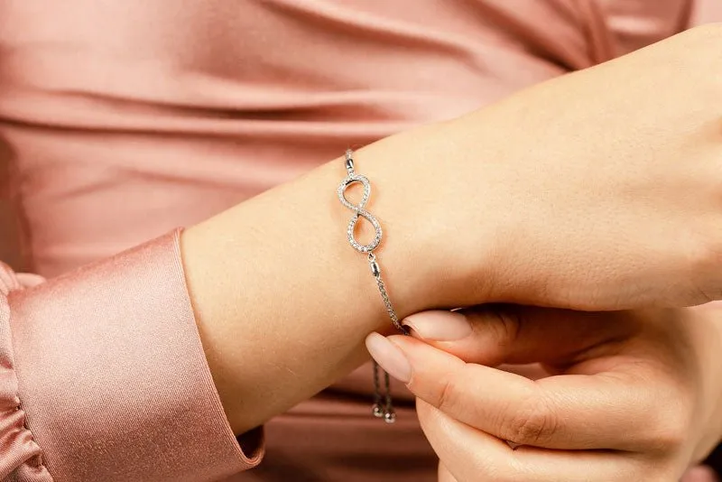 Endless Sparkle Adjustable Lab-Grown Diamond Bracelet with 0.36 ct.(finished)