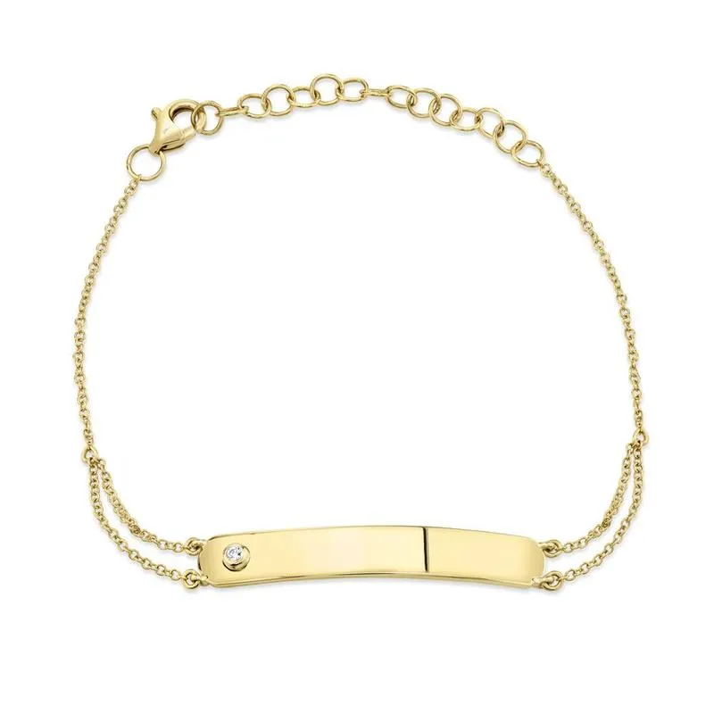 Engravable Bar ID Bracelet