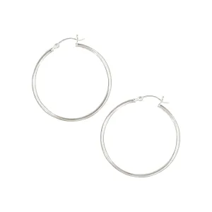 Essential Venti Hoops in Silver