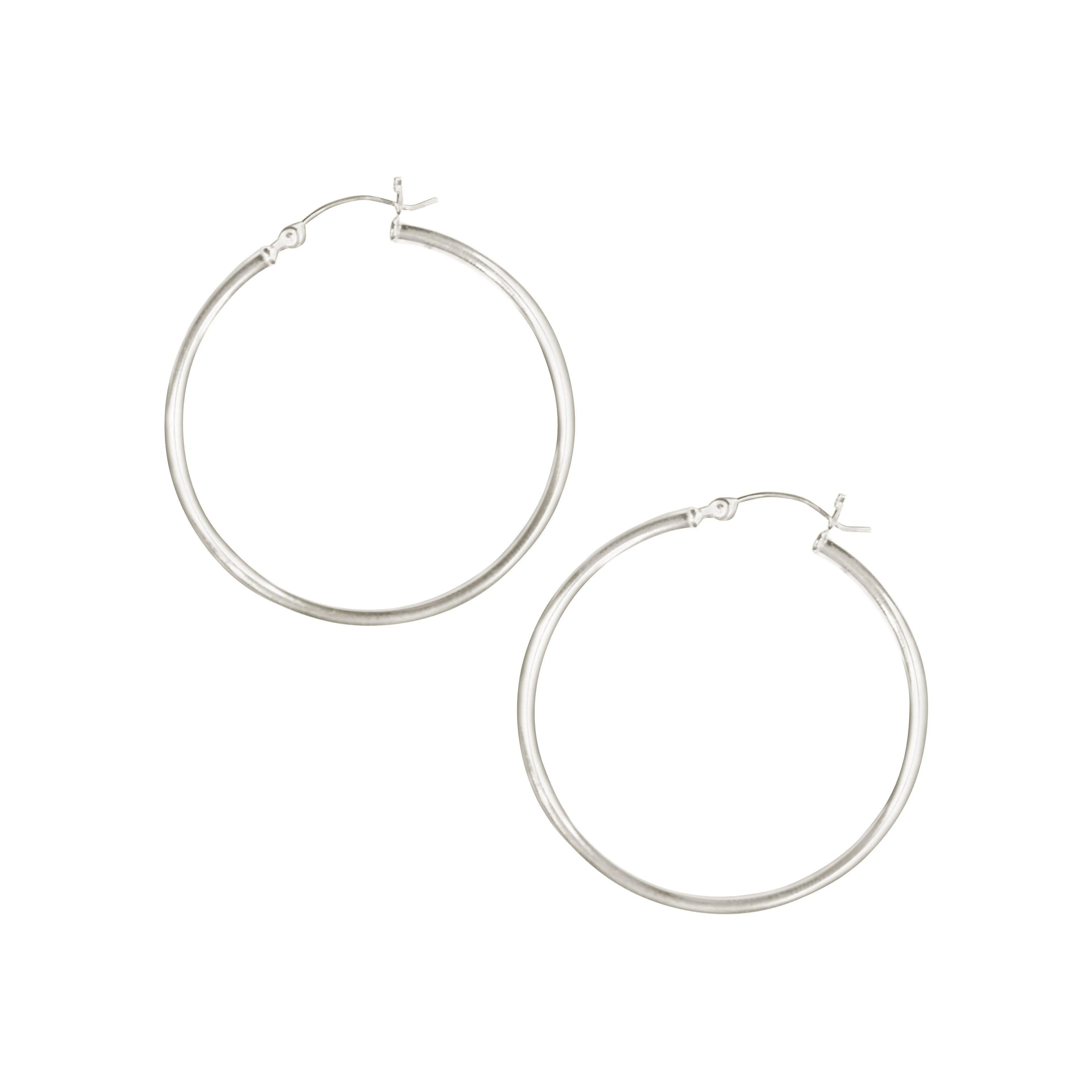 Essential Venti Hoops in Silver