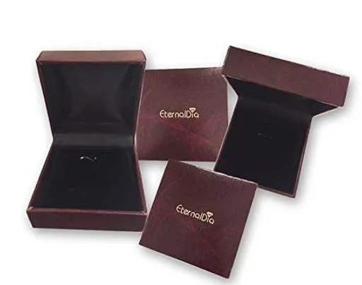 EternalDia 1/2 Cttw Diamond Double Halo Twisted-Style Bridal Set In 10kt White Gold (IJ/I2I3)