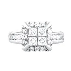 EternalDia 2.00Carat T.W. Diamond 14kt White Gold Bridal Set