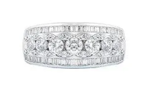 EternalDia 2.00CT T.W. Diamond 14kt White Gold Anniversary Band