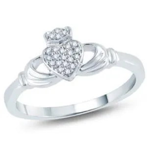 EternalDia Diamond Claddagh Ring
