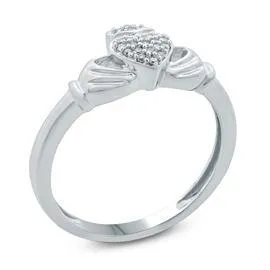 EternalDia Diamond Claddagh Ring