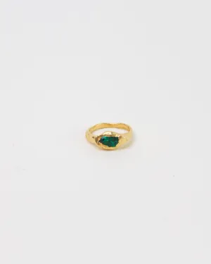 Faro Ring Gold Green