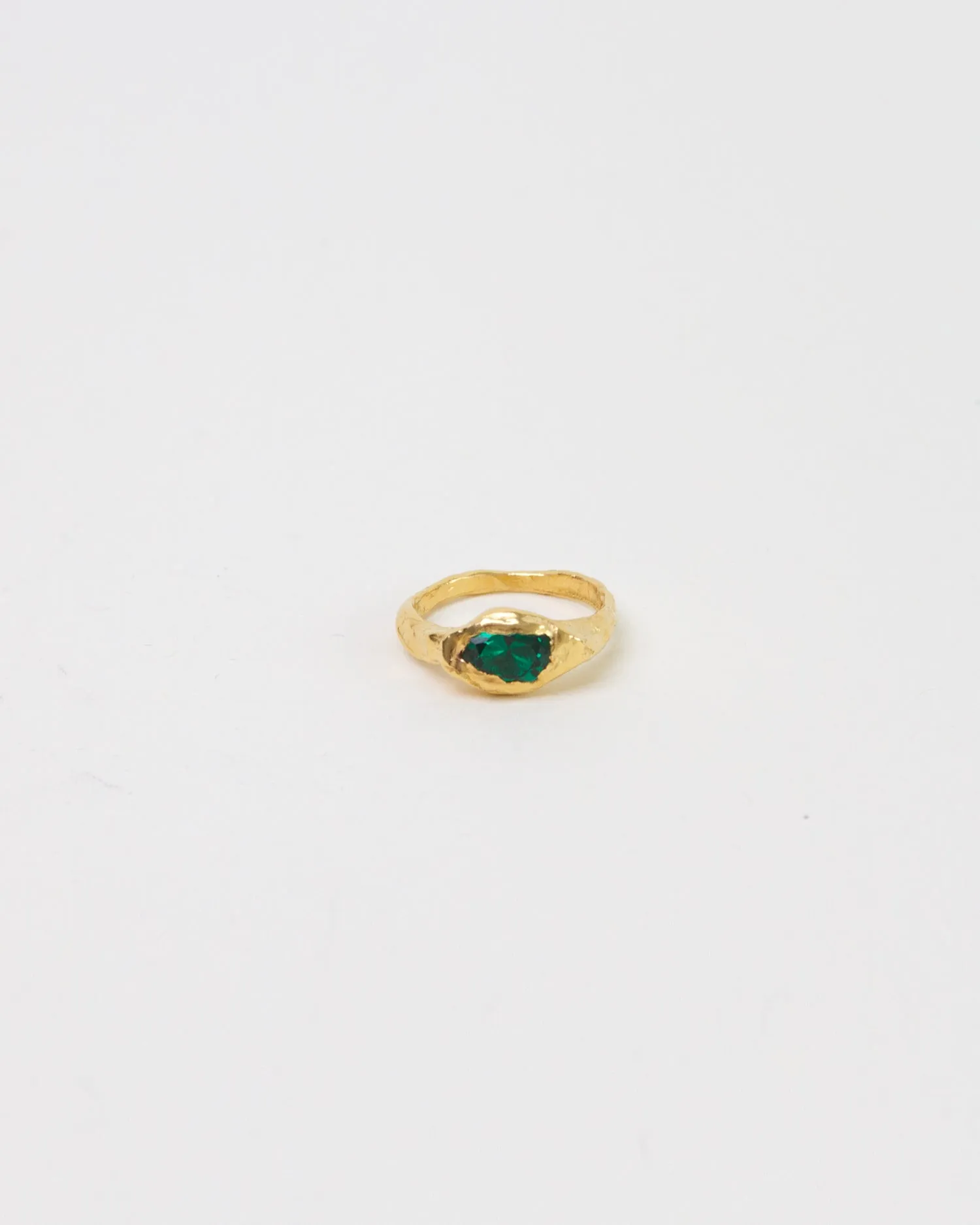 Faro Ring Gold Green