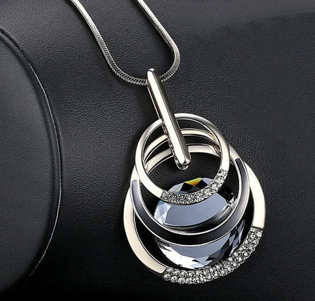 Fashion Long Necklaces & Pendants  Geometric Women Jewelry