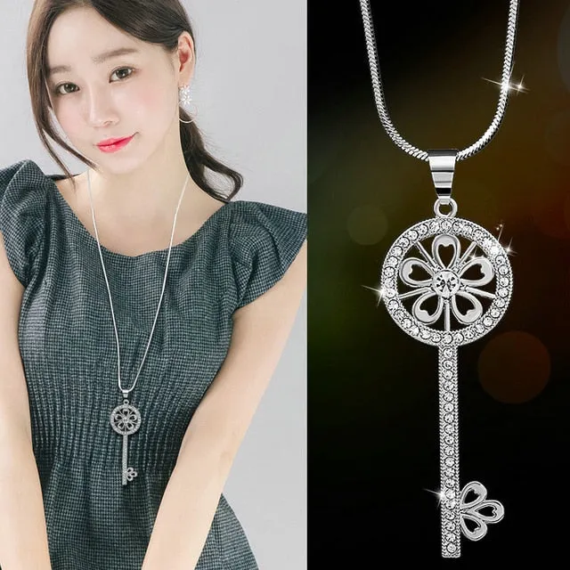 Fashion Long Necklaces & Pendants  Geometric Women Jewelry