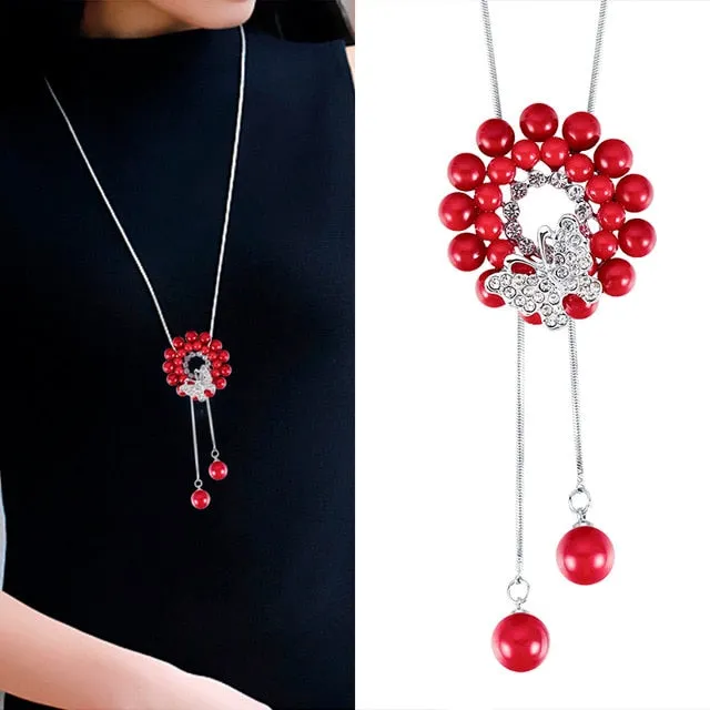 Fashion Long Necklaces & Pendants  Geometric Women Jewelry