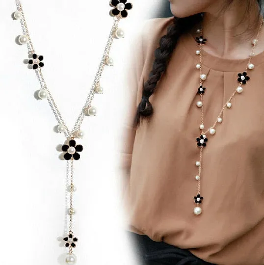 Fashion Long Necklaces & Pendants  Geometric Women Jewelry