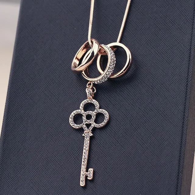Fashion Long Necklaces & Pendants  Geometric Women Jewelry