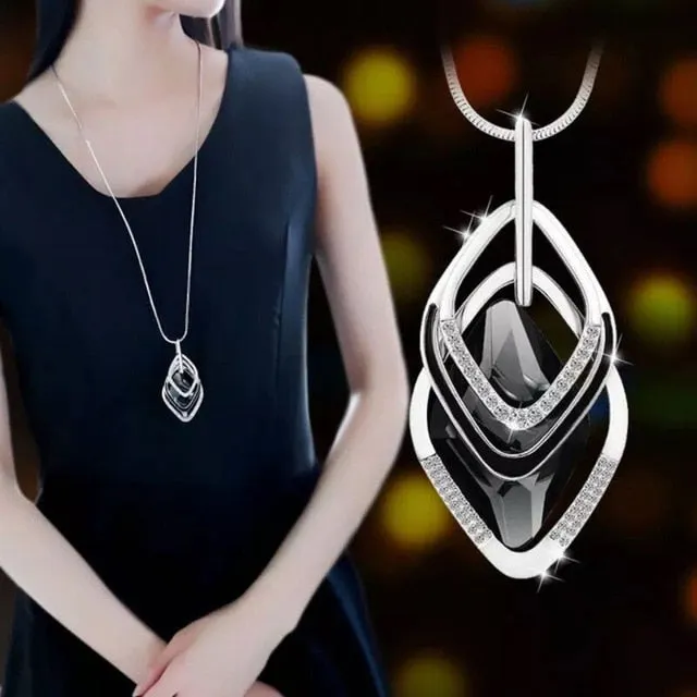 Fashion Long Necklaces & Pendants  Geometric Women Jewelry