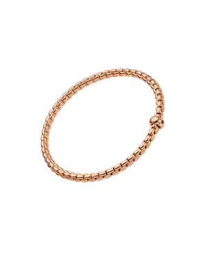 Flex'it bracelet with a black diamond by Fope