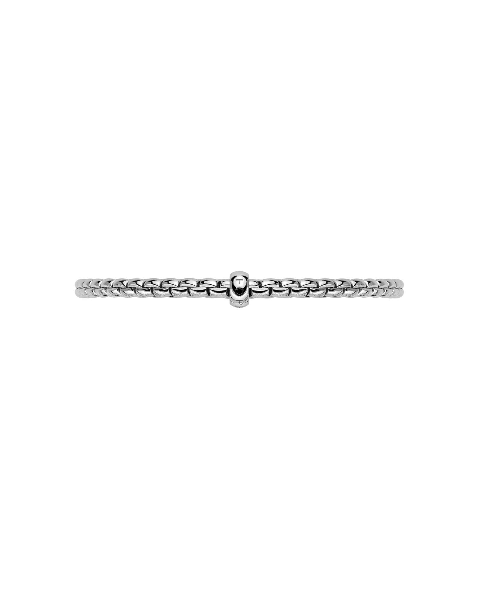 Flex'it bracelet with a black diamond by Fope